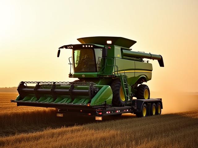 Agricultural combine transport